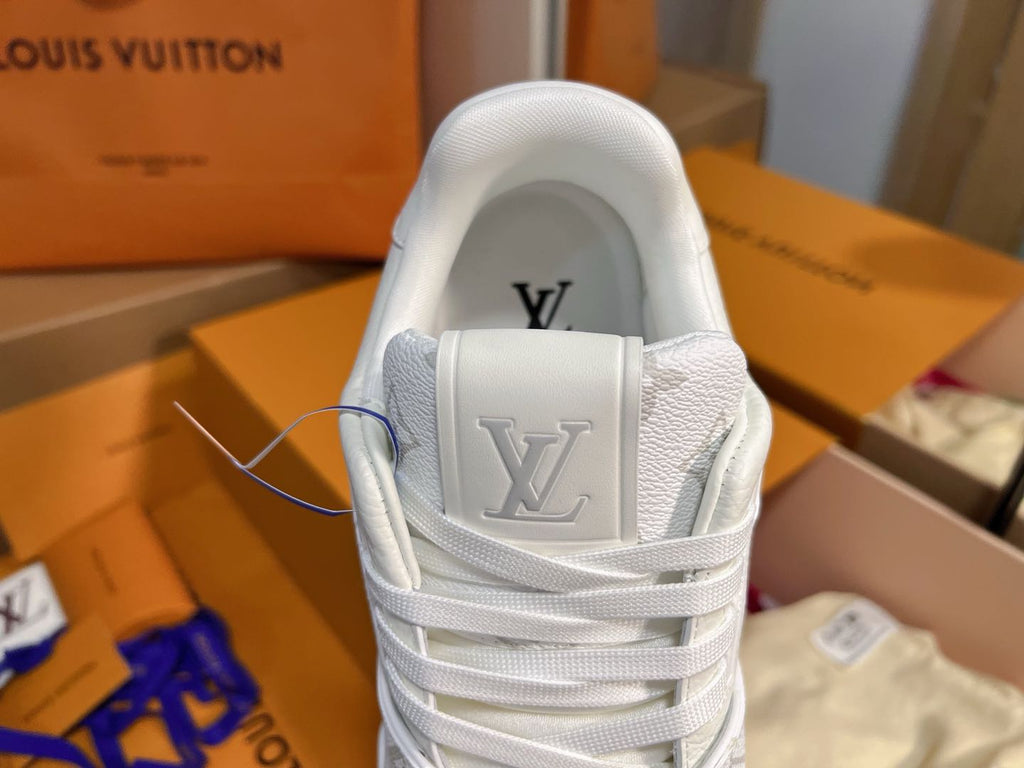 LV Trainer Sneaker – White Monogram