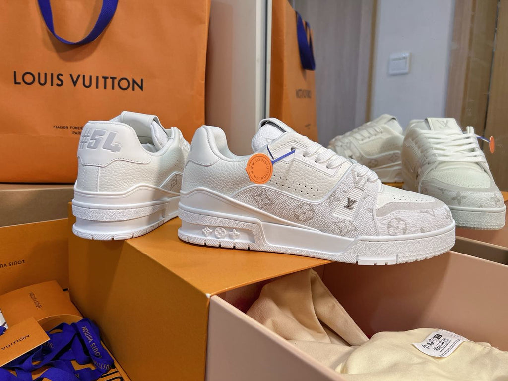 LV Trainer Sneaker – White Monogram